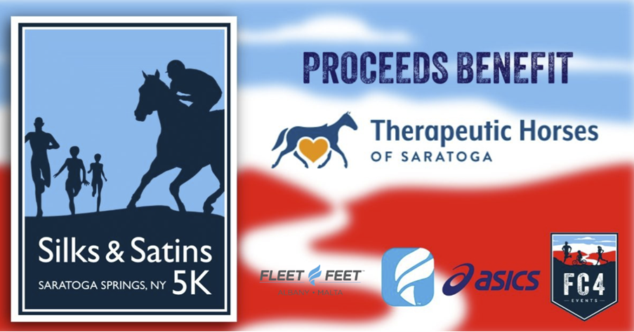 FC4 Events and Therapeutic Horses of Saratoga Invite Community to Lace Up for the Silks & Satins 5K — Celebrating Saratoga’s Racing Season and Supporting Equine-Assisted Therapy