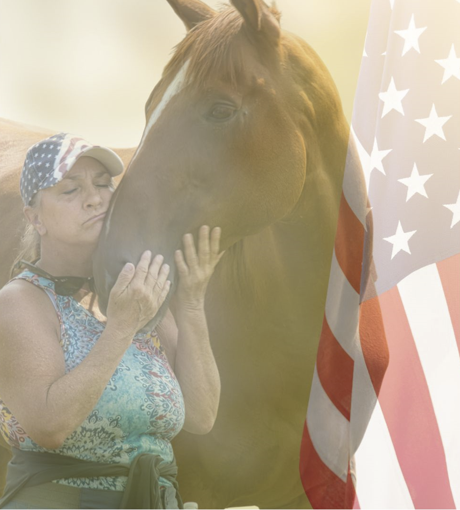 vet day 1 Therapeutic Horses of Saratoga_Military Groups